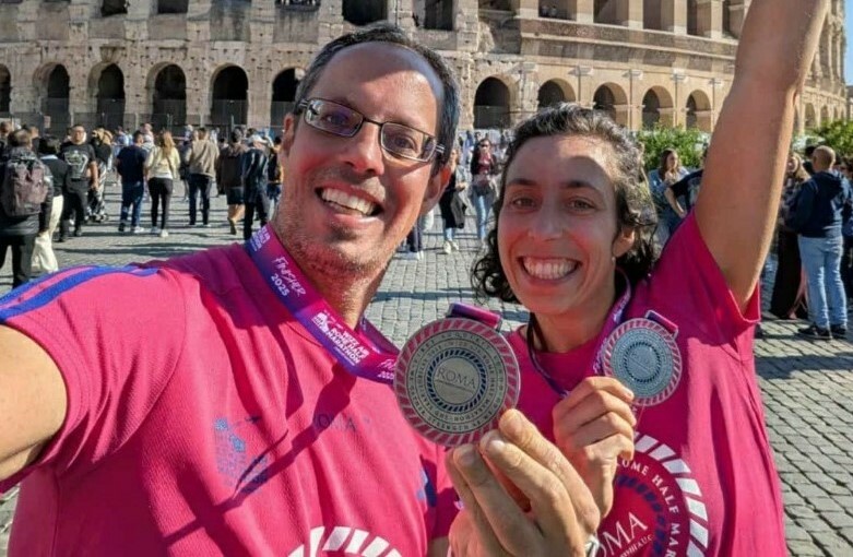 Mélodie en forme au Semi-Marathon de Rome