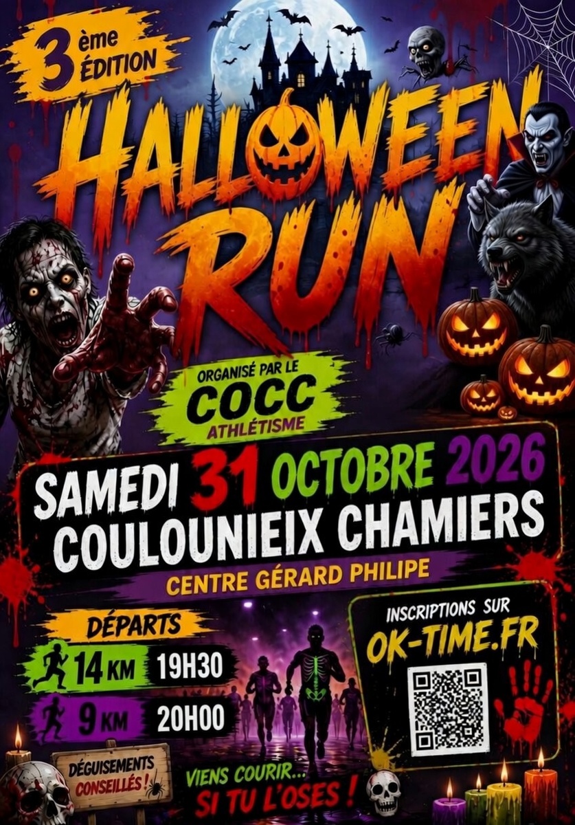 HALLOWEEN RUN 31-10-26 Inscriptions ouvertes