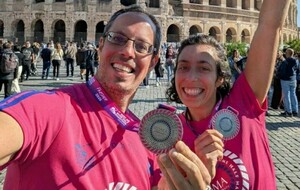 Mélodie en forme au Semi-Marathon de Rome