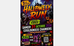 HALLOWEEN RUN 31-10-26 Inscriptions ouvertes